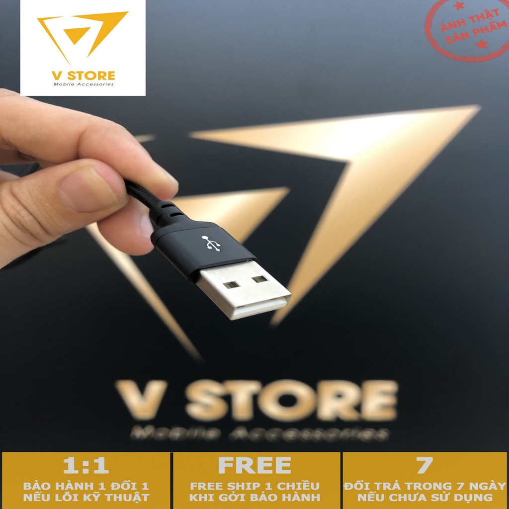 Dây cáp sạc nhanh cho ip android lightning micro usb type c dây dù nhựa hoco x14 x37 dài 1m 2m [hoco đà nẵng