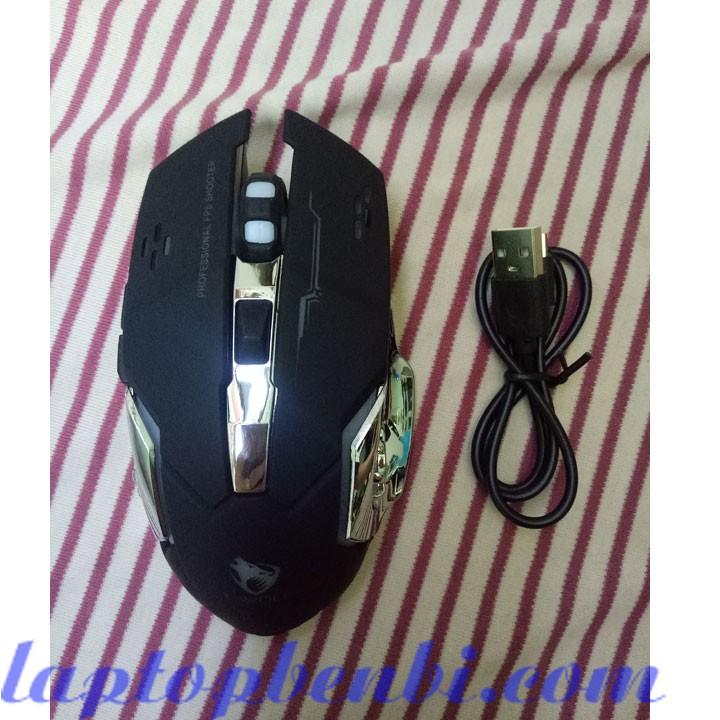 Chuột không dây cao cấp T-WOLD Q13 dùng pin sạc | Mouse ko dây T-WOLD Q13