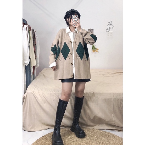 [2HAND] Cardigan Len Hàn Quốc | BigBuy360 - bigbuy360.vn