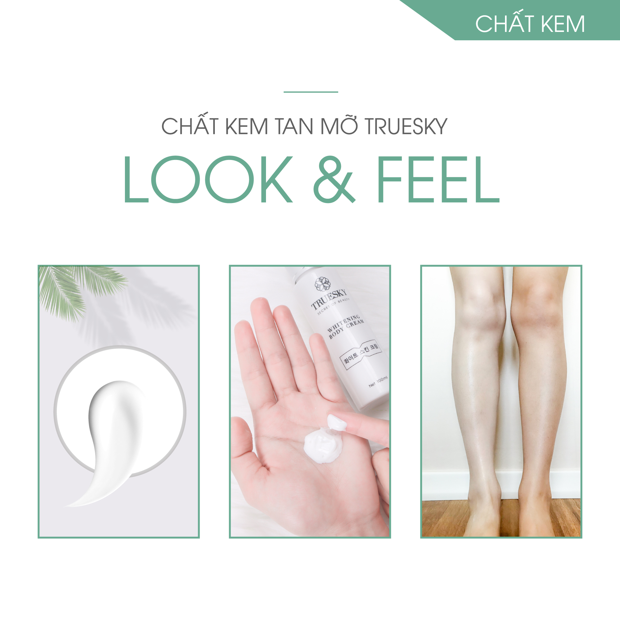 Kem ủ trắng body cấp tốc Truesky an toàn bật tone ngay lần đầu chính hãng 100ml - Whitening Body Cream | BigBuy360 - bigbuy360.vn
