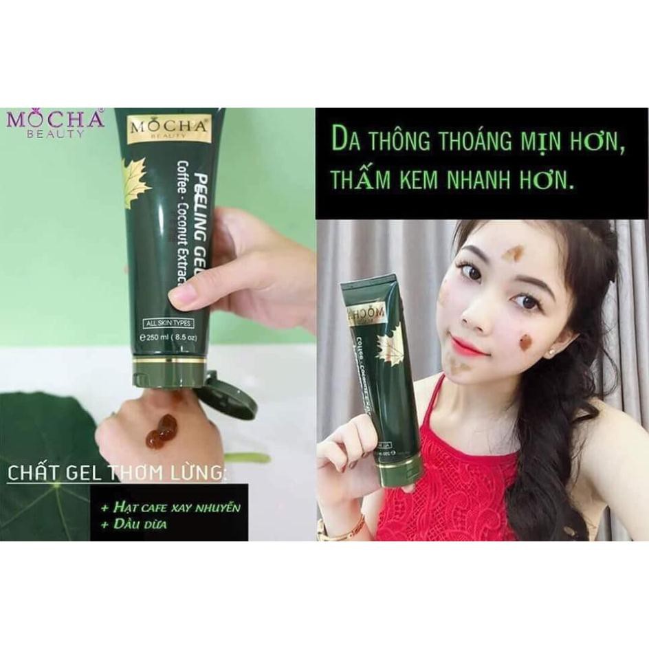 [chính hãng 100%]Gel Tẩy tế bào chết cafe dừa Mocha