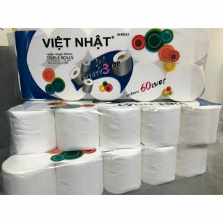 Giấy vệ sinh 3 lớp không lõi 10 cuộn/bịch