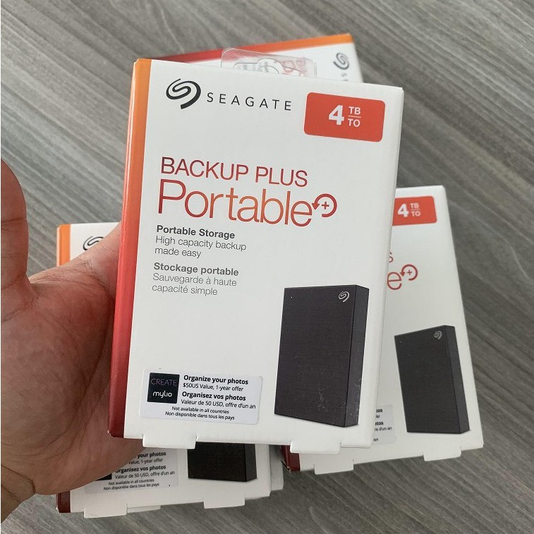 Ổ Cứng di động Seagate Backup Plus Portable HDD 4TB New 100%