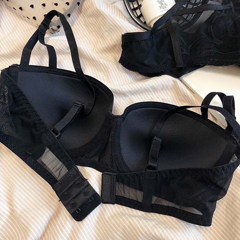 Bộ đồ lót nữ Embra ngang ren cao cấp EBB57