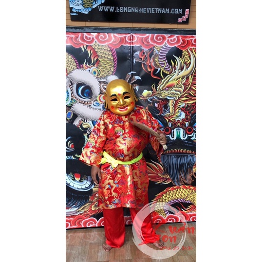 Áo dài ông địa múa trung thu