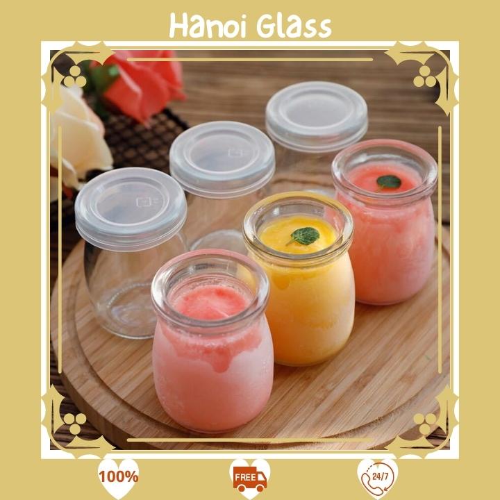Hũ thuỷ tinh 🌂 200ml 🌂 nắp nhựa làm mứt siro sữa chua chịu nhiệt [ RẺ VÔ ĐỊCH ]