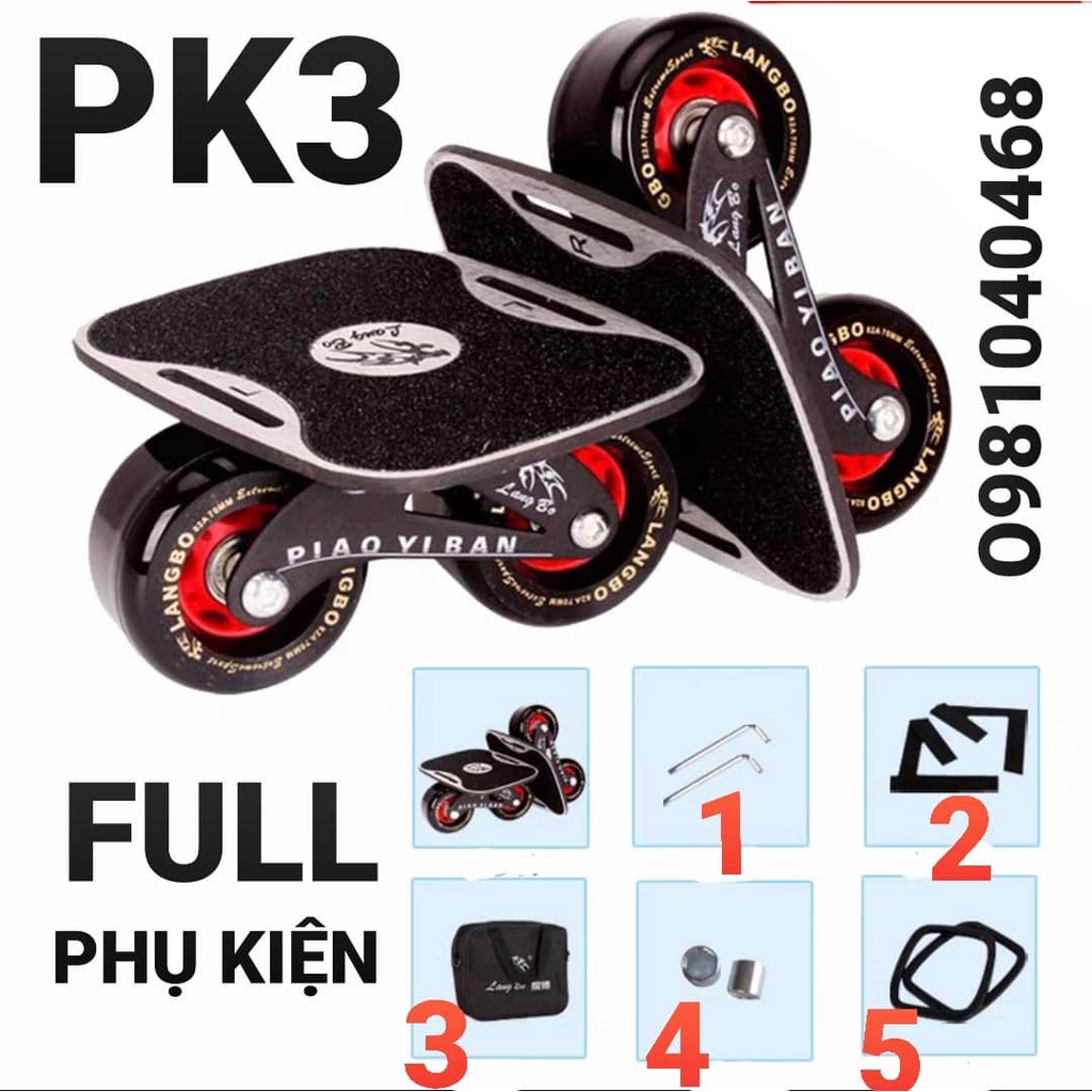 Ván trượt Freeline Skate Langbo thế hệ 4 chuyên nghiệp chính hãng