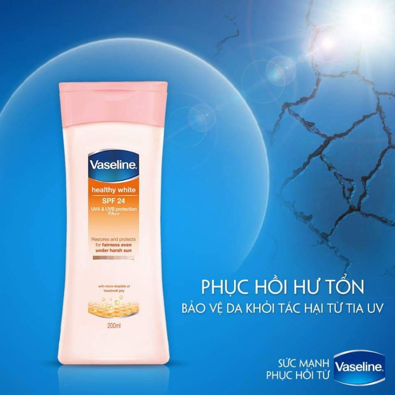 Dưỡng thể vaseline 50x 200ml