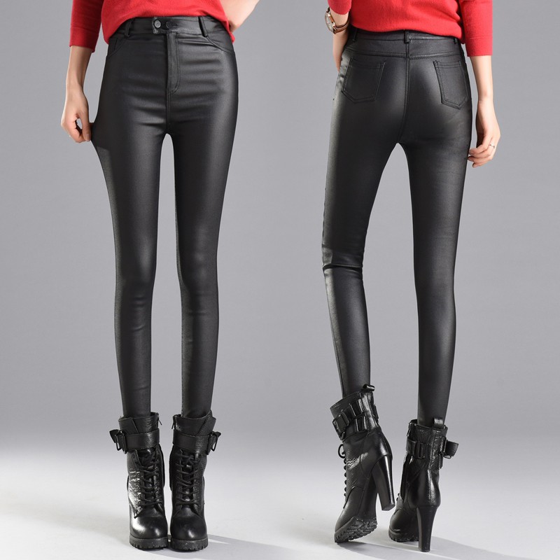 Quần legging da lưng cao xinh xắn dành cho nữ | BigBuy360 - bigbuy360.vn