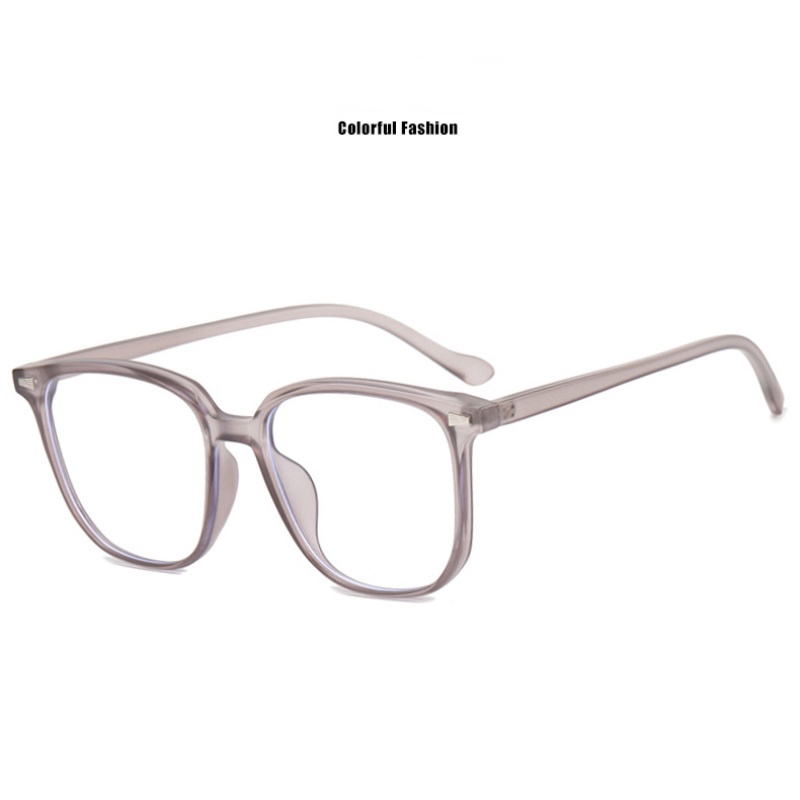 (KIQI-FASHION) COD Mắt Kính Chống Bức Xạ Ánh Sáng Xanh Hình Vuông Thời Trang Cổ Điển Cho Nữ