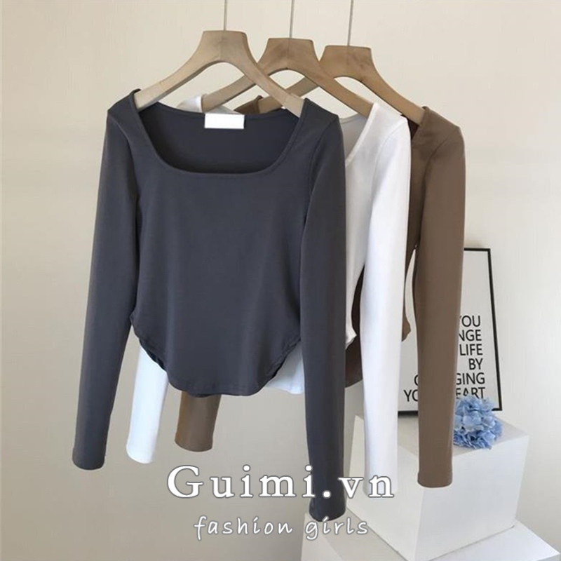 Áo thun NZN dài tay ôm dáng thời trang xuân thu cho nữ