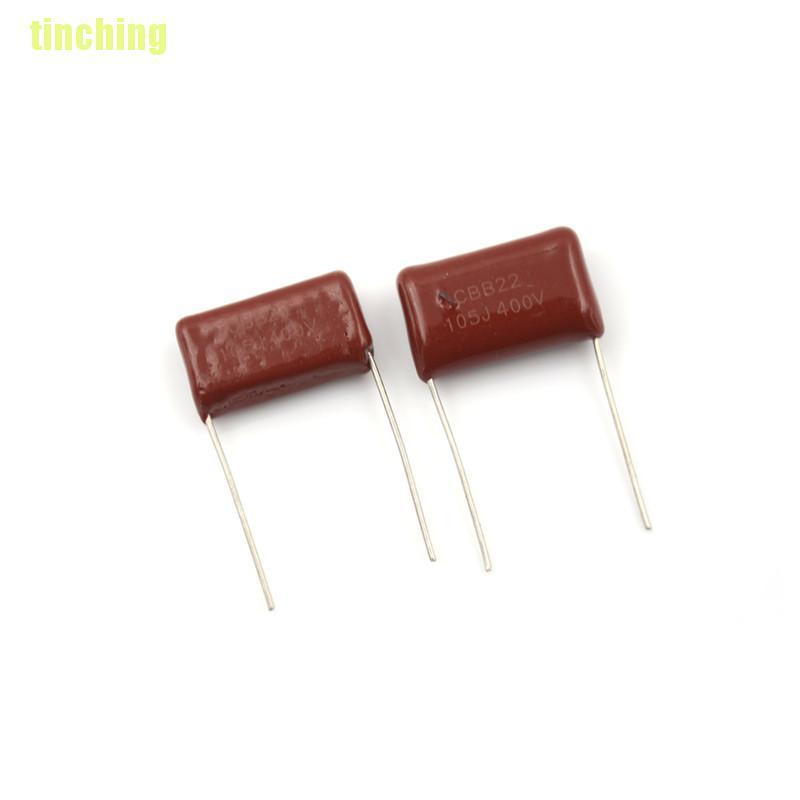 Bộ 10 Đèn Led 20mm Tinching11 Cbb22 400v 105j 1uf 400v / 105j Chuyên Dụng