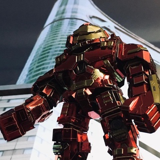 Mô Hình Kim Loại 3D Marvel Hulk Buster Mini [Chưa Ráp]