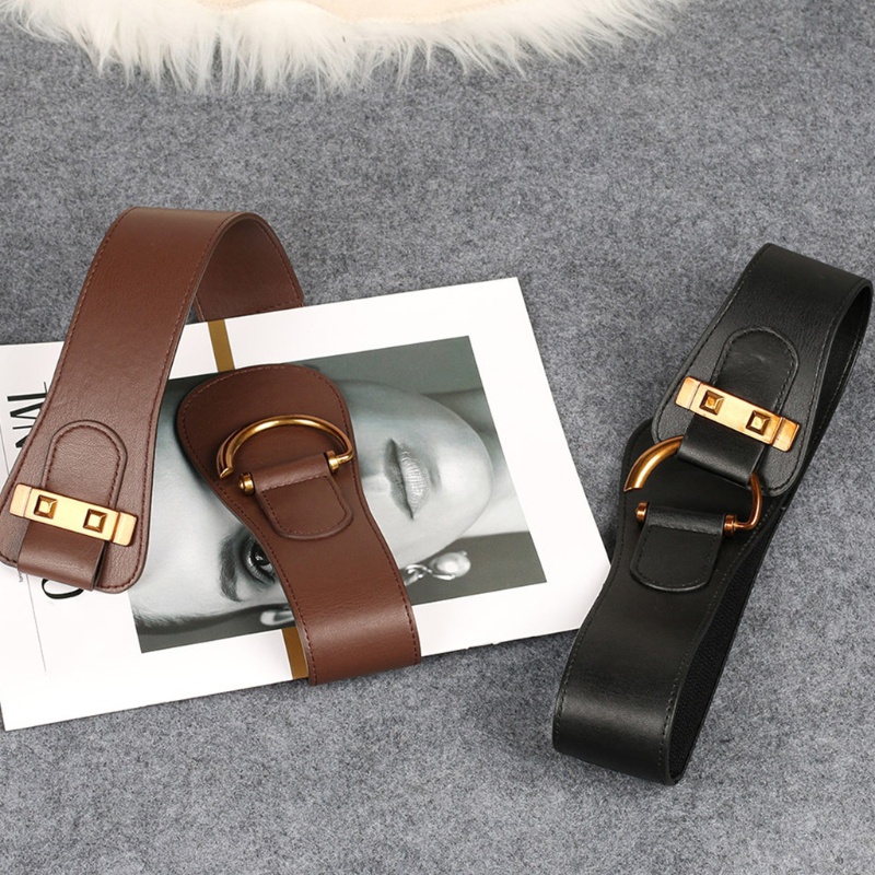 Thắt Lưng Co Giãn Có Khóa Kiểu Retro Thời Trang Cho Nữ