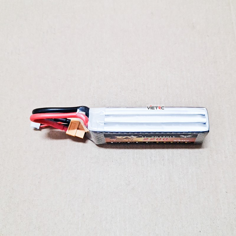 Pin lipo YW 2S, 3S , 4S dung lượng 1500mah / 2200mah / 5200mah cho tàu, xe, máy bay điều khiển từ xa