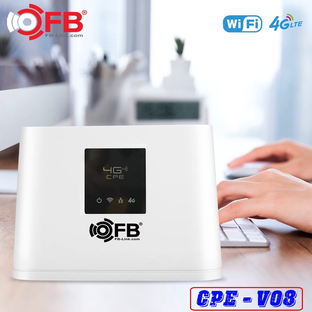 [XÃ KHO] ROUTER PHÁT WIFI SIM 4G FB-LINK CPE-V08, CPE-V01, CPF-901 KẾT NỐI 32 USER [HCM]