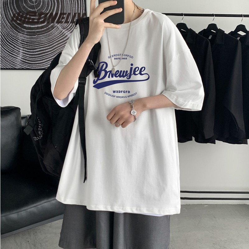 Áo phông nữ nam form rộng giấu quần unisex thun basic teen cổ tròn cotton oversize giá rẻ in style ulzzang BNEWJEE