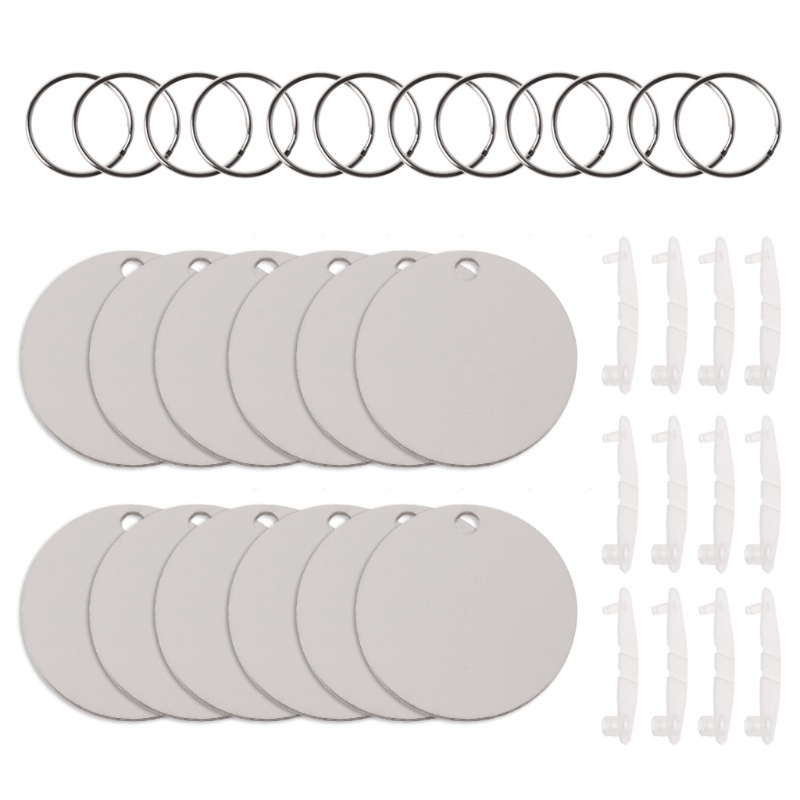 Set 12 Móc Khóa Chuyển Nhiệt Hai Mặt