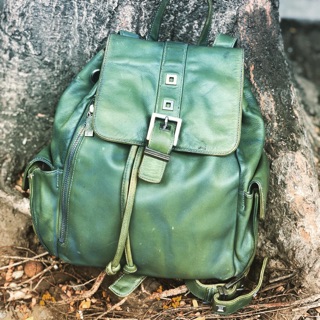 Balo da thật da loang hãng PERLINA