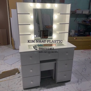 Bàn phấn nhựa có đèn led freeship tphcm