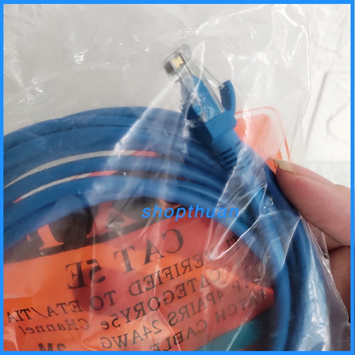 Cáp mạng LAN bấm sẵn 2 đầu RJ45 dài 3m - Cáp internet