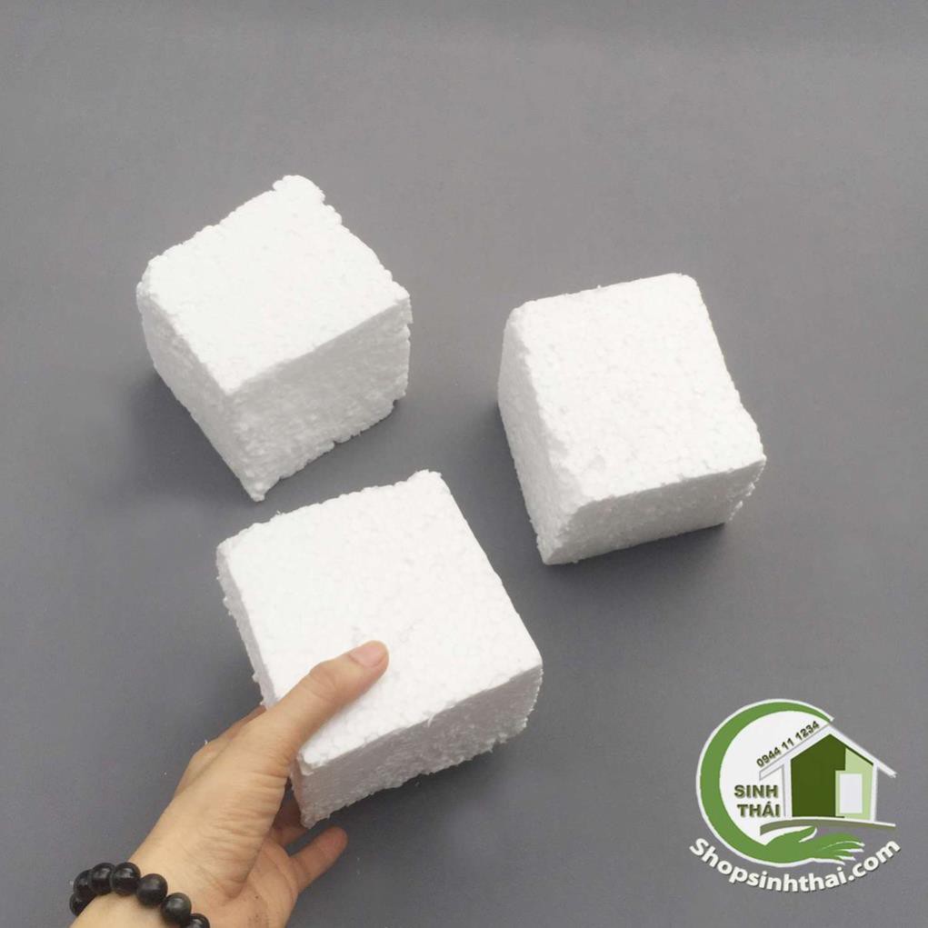 Mút xốp trắng cắm hoa giả, làm mô hình - mút xốp EPS - Chọn kích thước