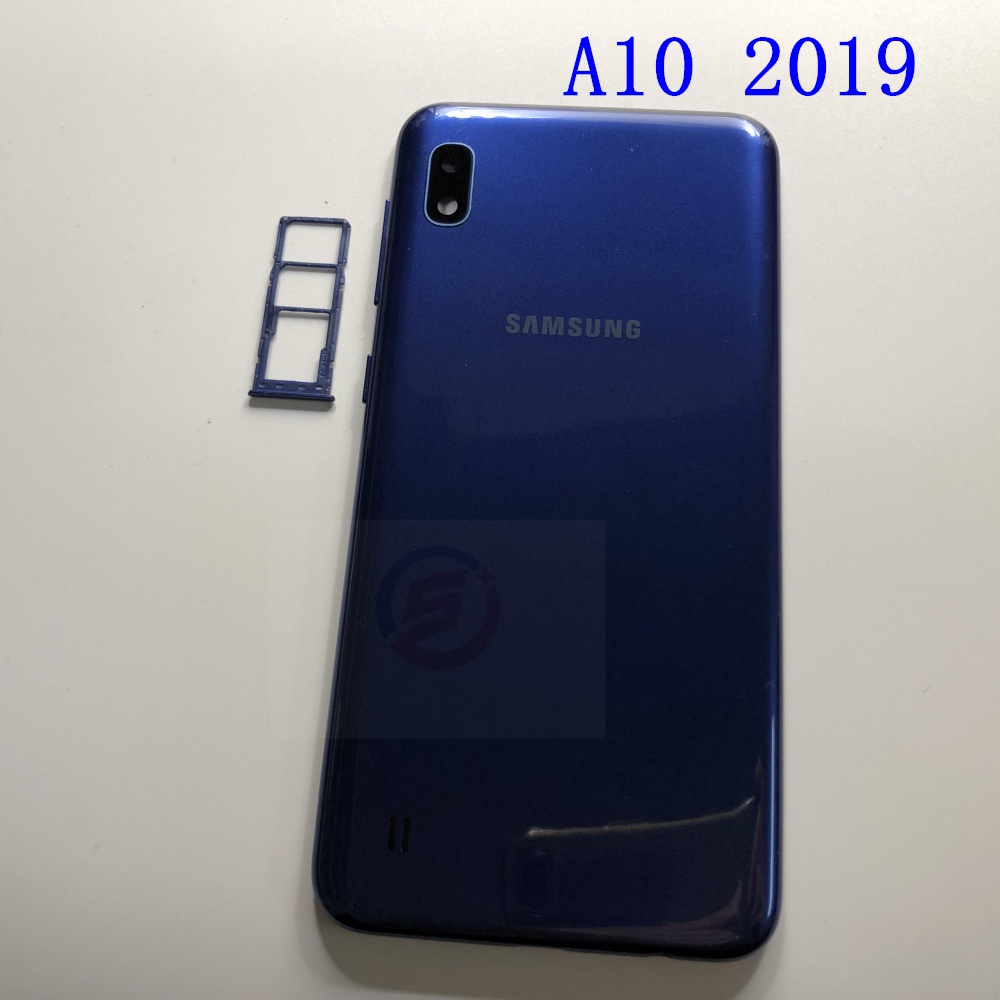 Ốp Điện Thoại Bằng Nhựa Có Miếng Dán Bảo Vệ Ống Kính Camera Cho Samsung Galaxy A10 A30 A40 A50 A70 2019
