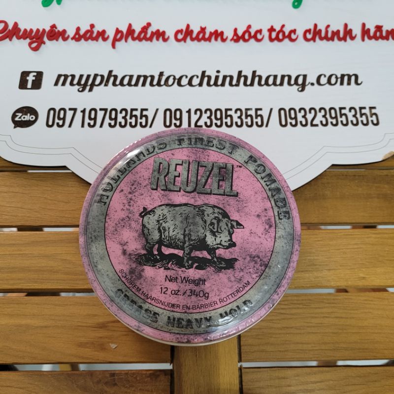 SÁP REUZEL GIỮ NẾP CỨNG ĐỘ BÓNG VỪA PINK HEAVY GREASE 35G-113G-340G