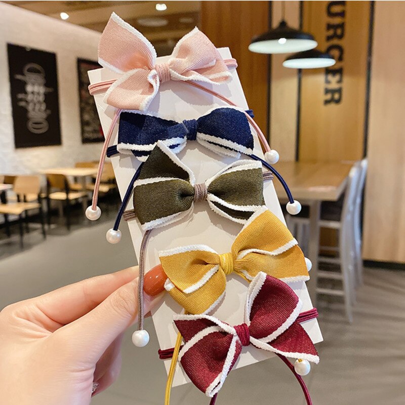 Dây Buộc Tóc Có Chi Tiết Nơ Thời Trang Cho Nữ