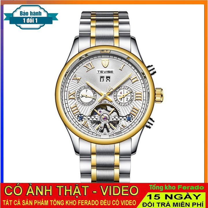 [ xả kho ] ĐỒNG HỒ NAM TEVISE T806A, DÂY THÉP ĐÚC CAO CẤP, ĐỒNG HỒ CƠ CAO, DÒNG CAO CẤP