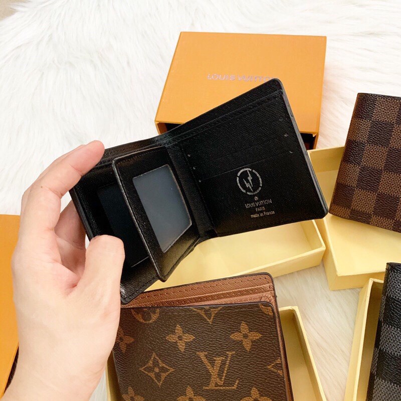 Ví nam cao cấp ⚡️FreeShip⚡️ Ví nam LV đẹp nhỏ gọn