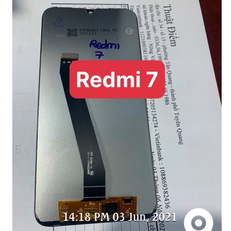 màn hình Xiaomi Redmi 7 / Redmi Y3 - zin full nguyên bộ