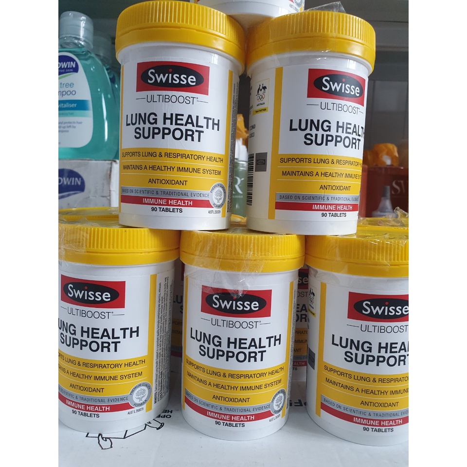 Thải Độc Phổi Swisse Lung Health Support 90 viên