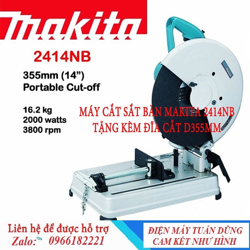 Máy cắt sắt bàn Makita-2414NB