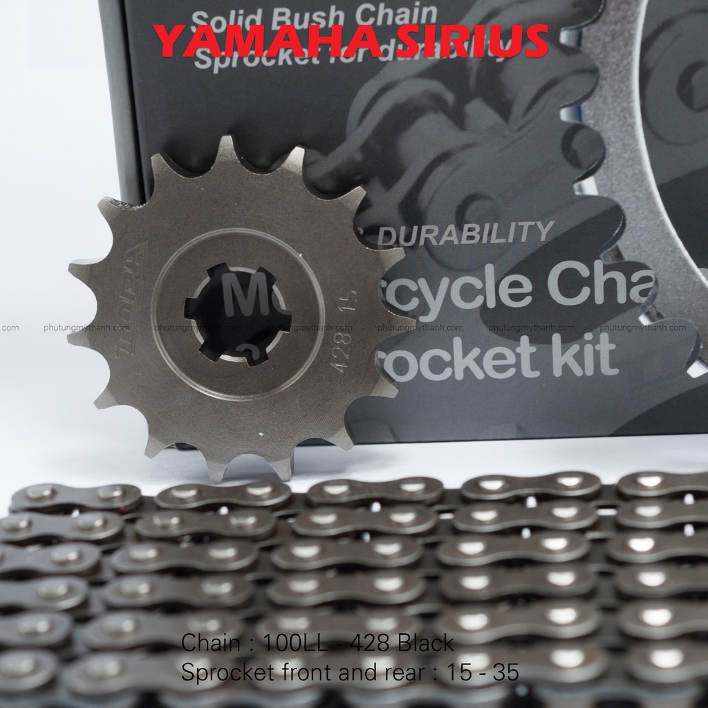 Nhông sên dĩa Tora dành cho xe Sirius bình xăng cơ