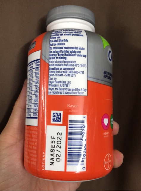 [Date 2022]Viên Uống One A Day Women 50+ bổ sung Multivitamin và khoáng chất cho nữ giới trên 50, Chai 300 viên | BigBuy360 - bigbuy360.vn