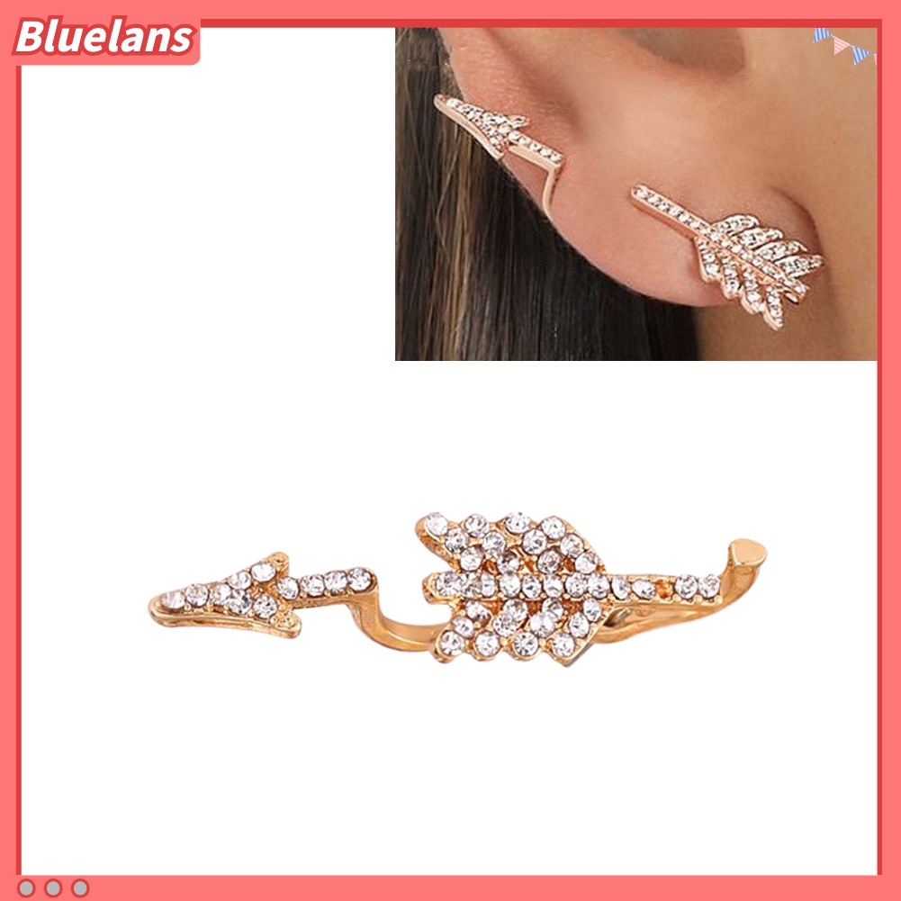 Khuyên tai hình mũi tên đính đá thời trang cá tính cho nữ