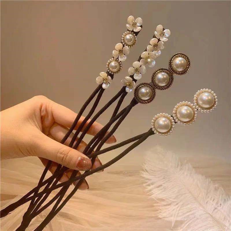 Kẹp Tóc Đính Vỏ Sò Và Ngọc Trai Thời Trang Hàn Quốc