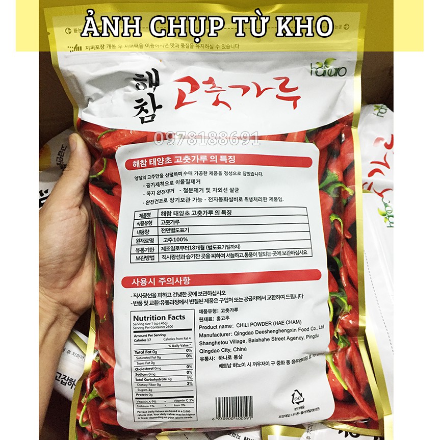 1KG Bột ớt KIM CHI Hàn Quốc Haecham Nhập khẩu chính hãng