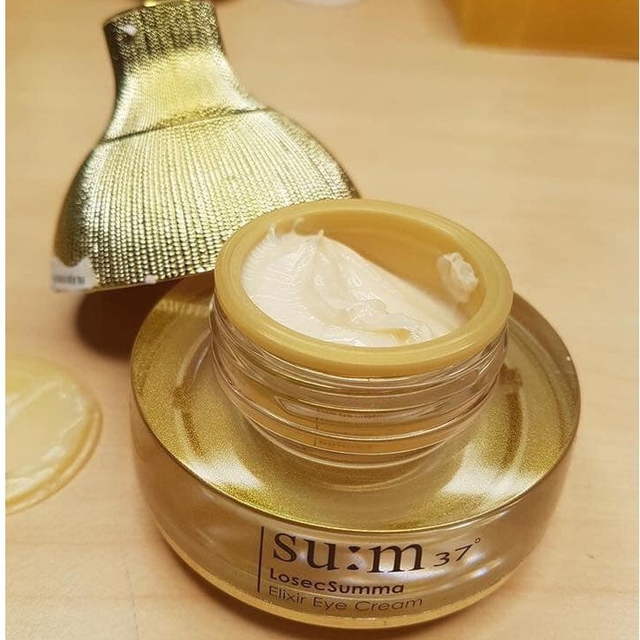 Kem mắt tinh chất vàng Su:m37 Losec Summa Elixir Eye Cream 10ml Dưỡng sâu giảm nhăn chống lão hóa