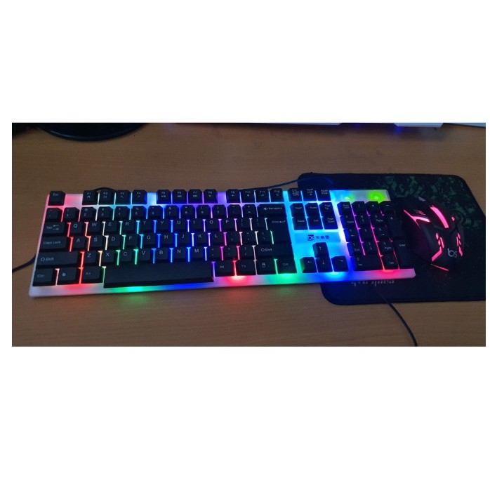 Bộ Bàn Phím Chuột giả cơ LED 7 Màu Q300 , Phím nhậy , độ nhẩy cao , Bảo hành 12 Tháng 1 đổi 1 | BigBuy360 - bigbuy360.vn