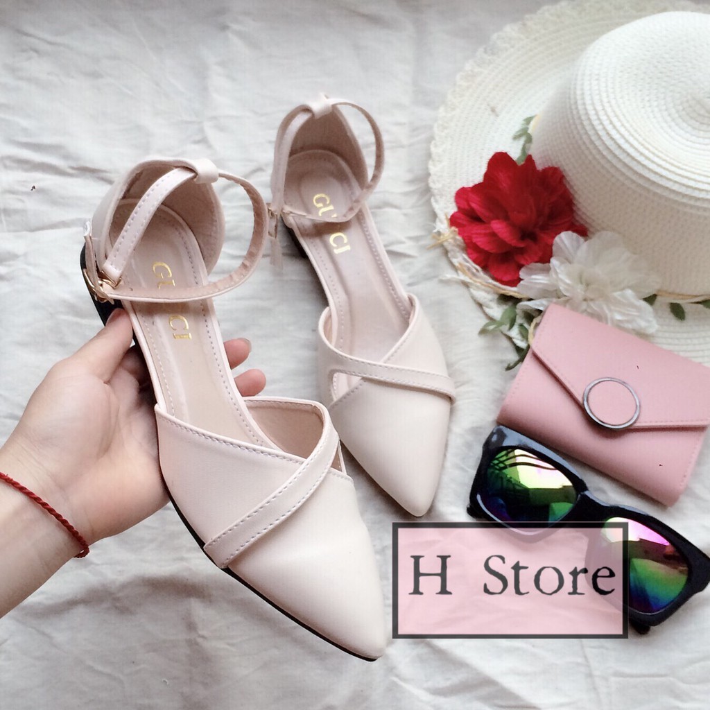 [Form rộng lùi 1 size] giày sandal mũi chéo | BigBuy360 - bigbuy360.vn