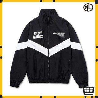 Áo Khoác Dù Nam Unisex Đen chất liệu vải dù hai lớp dày dặn - phong cách trẻ trung năng động MAYLAN STORE