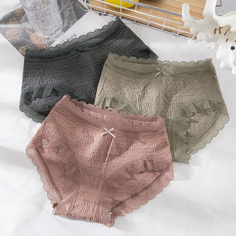 Quần Lót Nữ ❤️FREESHIP❤️ Quần Lót Đẹp rệt kim siêu co giãn kháng khuẩn viền ren điệu đà mã A22
