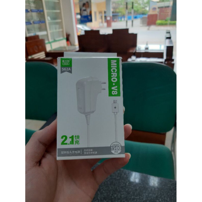 sạc 2.1A liền củ cho cổng sạc micro