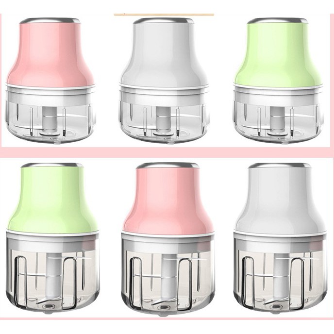 - MÁY XAY MINI CẦM TAY ĐA NĂNG sạc pin cao cấp xay tỏi ớt, hành, rau củ quả dung tích 250ml