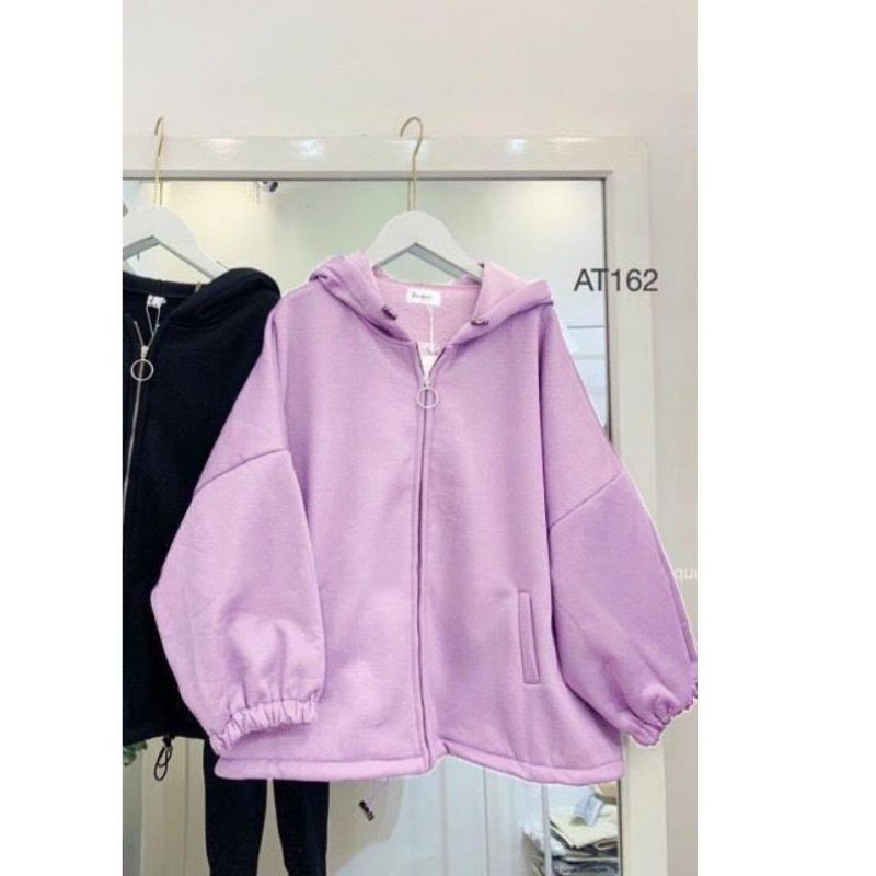 🌈 ÁO KHOÁC HOODIE UNISEX FROM RỘNG NỈ KÉO KHÓA DÂY RÚT ⭐