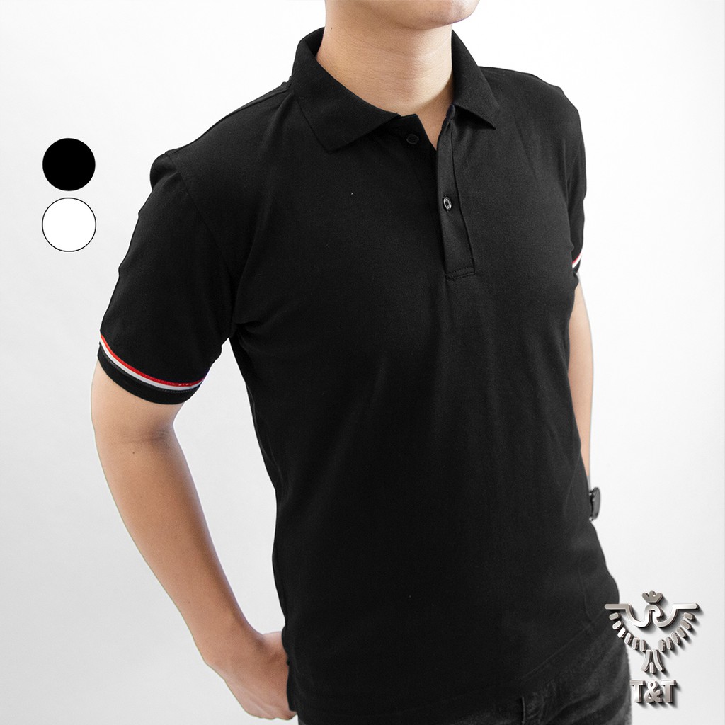 Áo thun nam áo polo nam có cổ cộc tay chất cotton co dãn thoáng mát dáng đẹp PL203