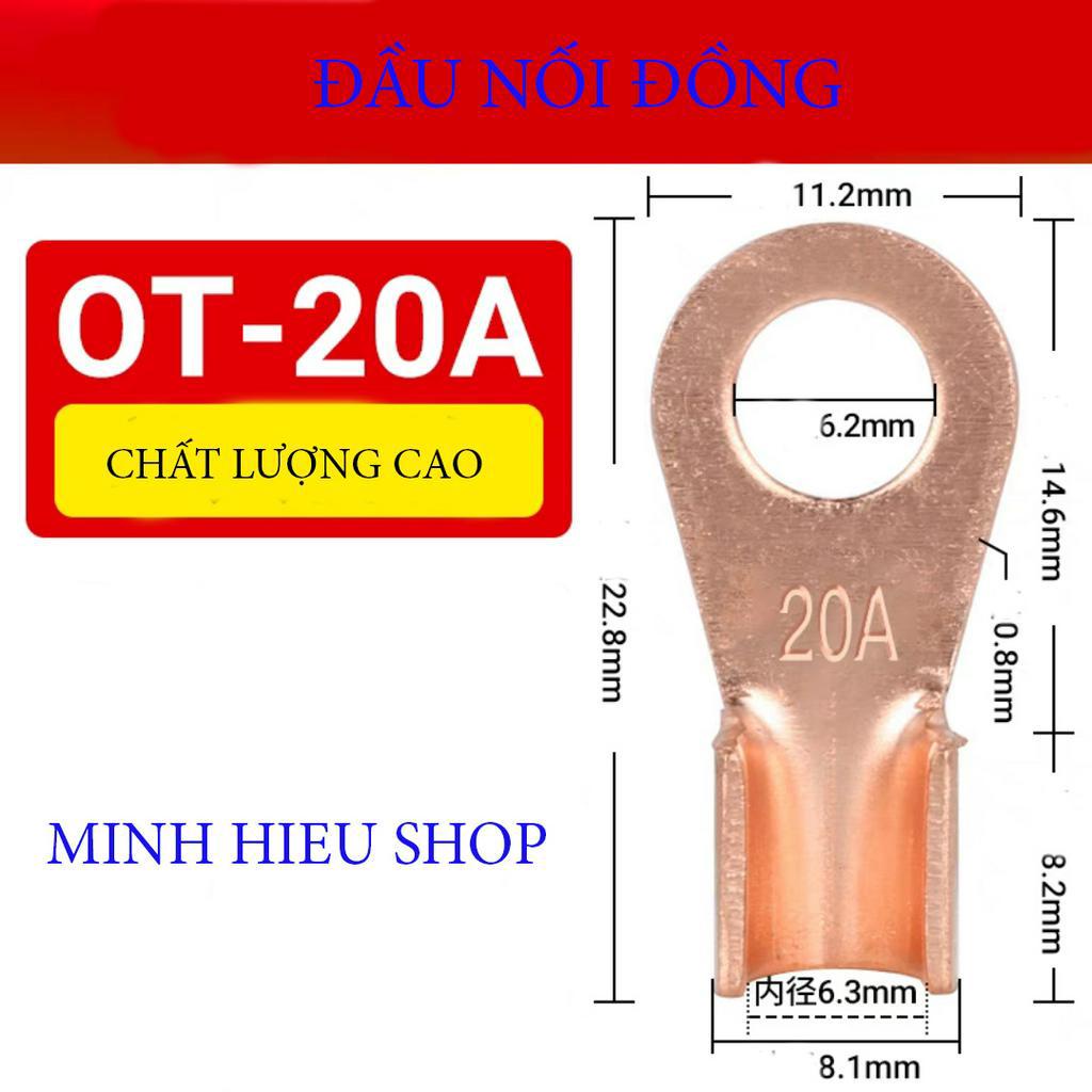 10 Cái đầu cos OT 10, 20, 30 40 50 80 100 300A ,Bản dày chất đẹp