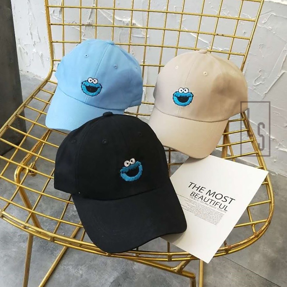Mũ Thêu KAWS - Nón thêu Sesame Stree
